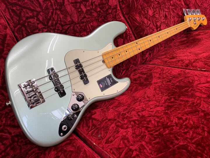 Fender American Professional II Jazz Bass, Mystic Surf Green