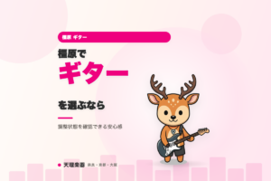 橿原でギターを選ぶなら｜購入前にその場で品質